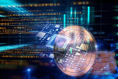 Биткойн на фоне технологии